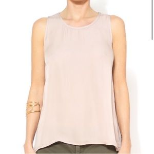 Joie - Sleeveless Cream Silk Blouse - Size Small